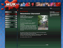 Tablet Screenshot of muk-weisenheim.de